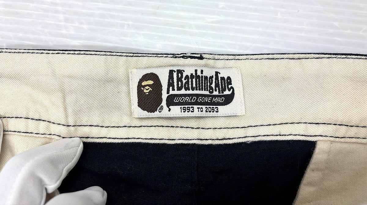 A BATHING APE アベイシングエイプ ショートパンツ サイズM ワッペン カーゴ ショーツ