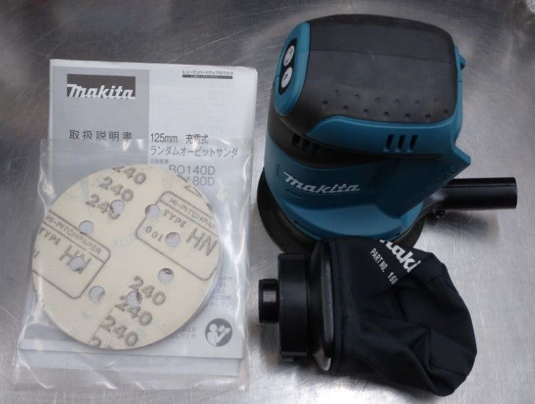 未使用品 Makita マキタ 14.4V充電式ランダムオービットサンダ BO140DZ 囗T巛