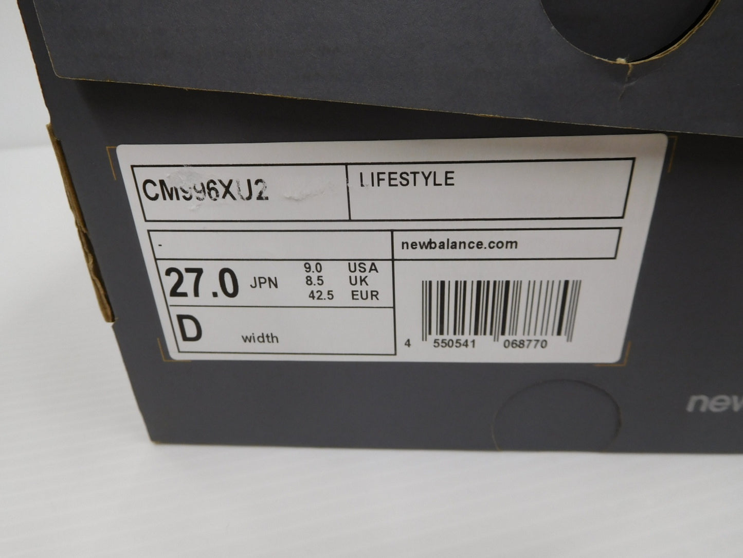 new balance CM996XU2 表記サイズ27.0cm 黒囗T巛