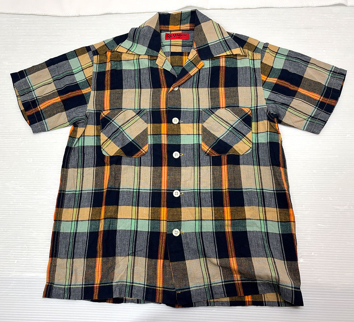 ヤマネ エビス 半袖 シャツ サイズ38 エヴィス EVISU