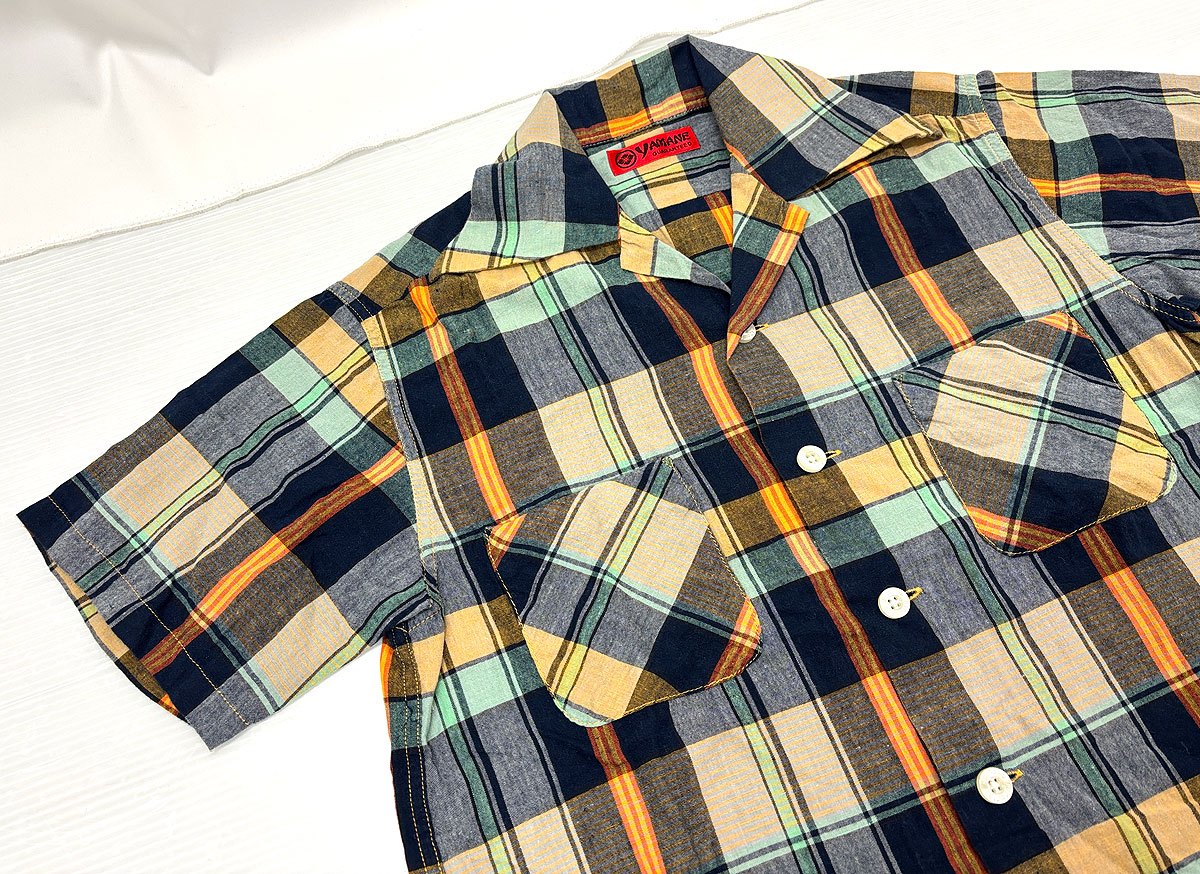 ヤマネ エビス 半袖 シャツ サイズ38 エヴィス EVISU