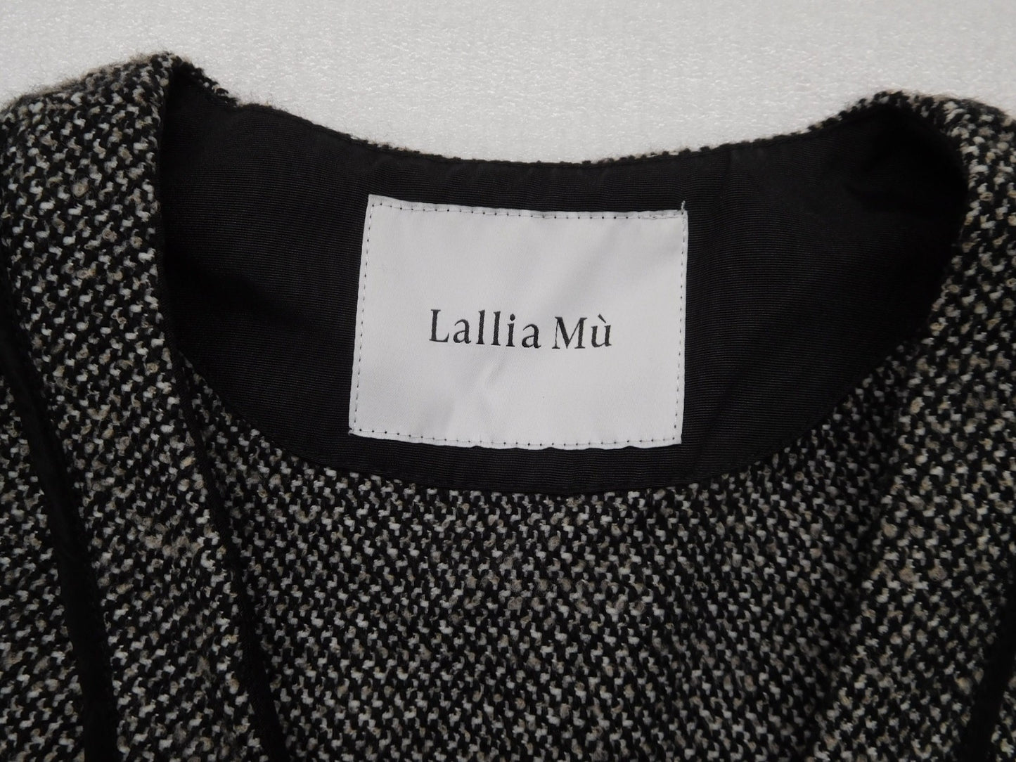 Lallia Mu ラリア・ムー ツイードロングジレ 2213230 size:38囗T巛