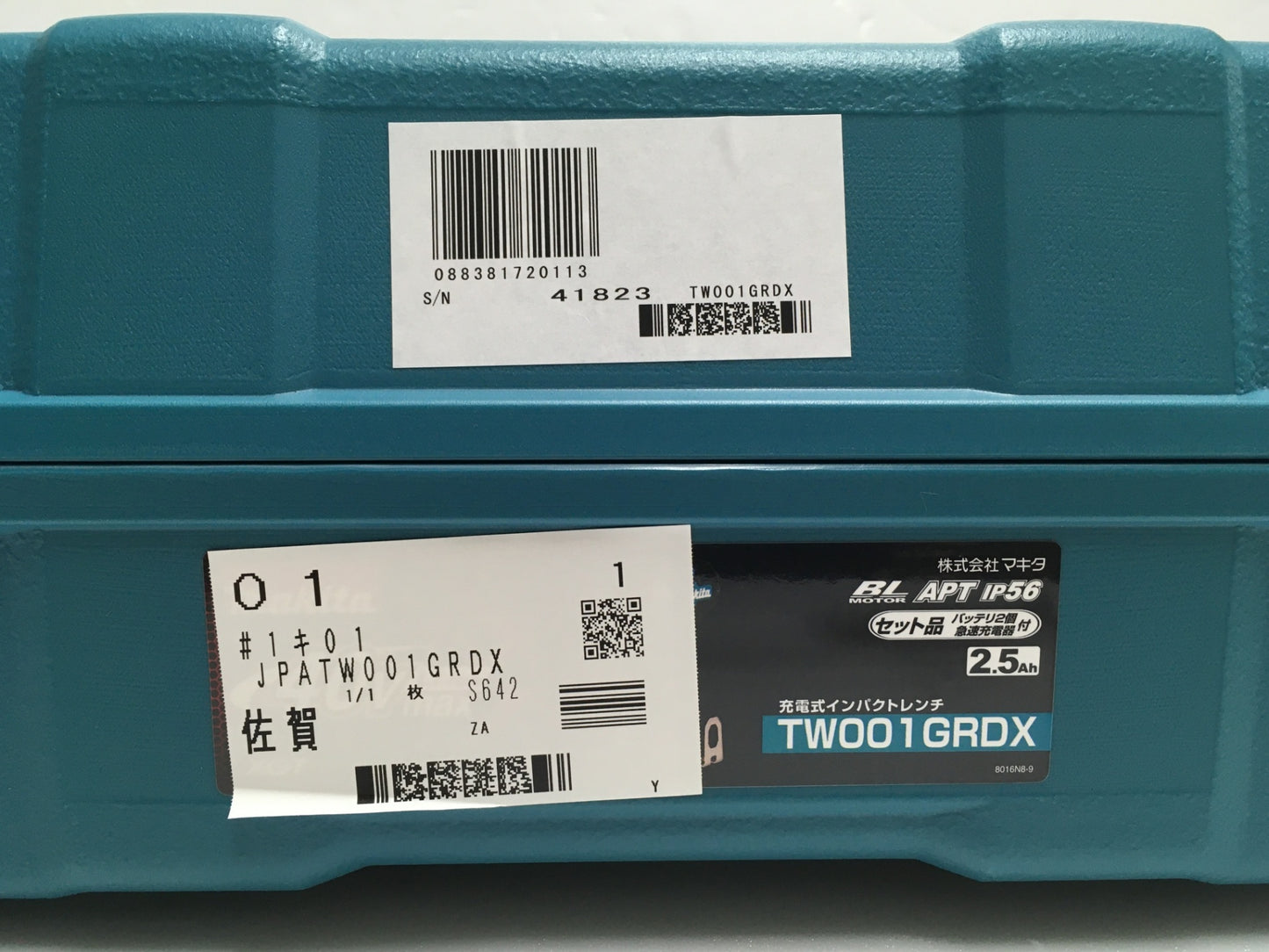 ※送料無料※ マキタ makita 充電式インパクトレンチ TW001GRDX セット品 未開封品 囗G