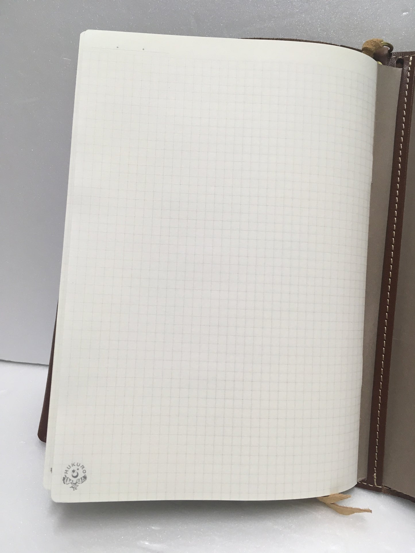 ※送料無料※ HUKURO 本当に使える手帳カバー A5 冊子タイプ 栃木レザー ブラウン 美品 囗G