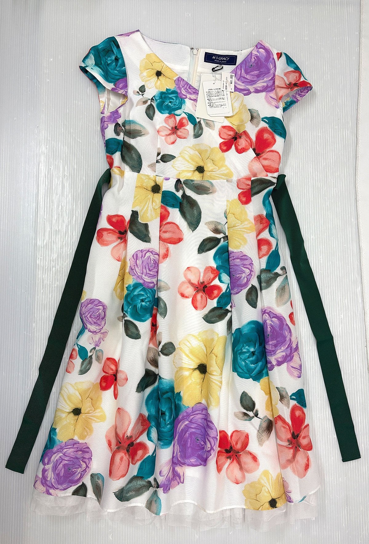 M'S GRACY エムズグレイシー Colorful Flower Dress 911355 ワンピース サイズ36