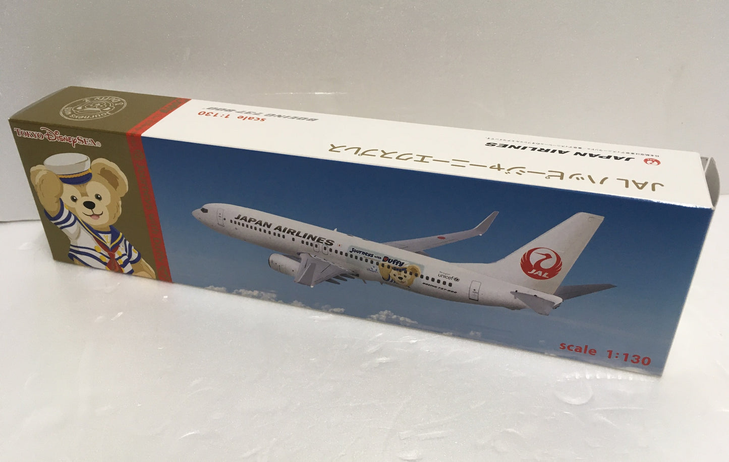 ※送料無料※ JAL ハッピージャーニーエクスプレス Duffy 1/130スケール BOEING 737-800 長期保管 未使用品 囗G