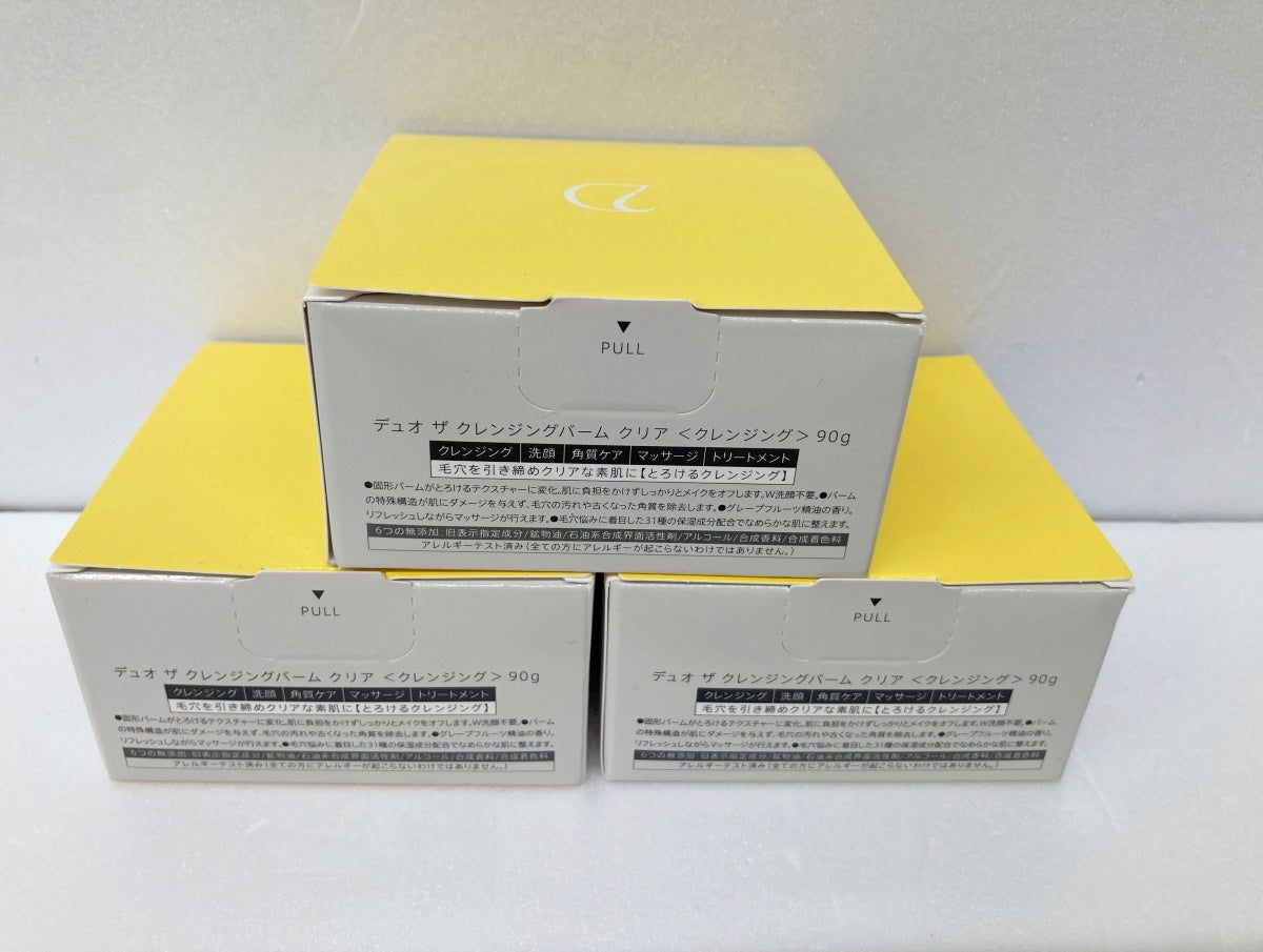 DUO デュオ ザ クレンジングバーム クリア 90g ×3個