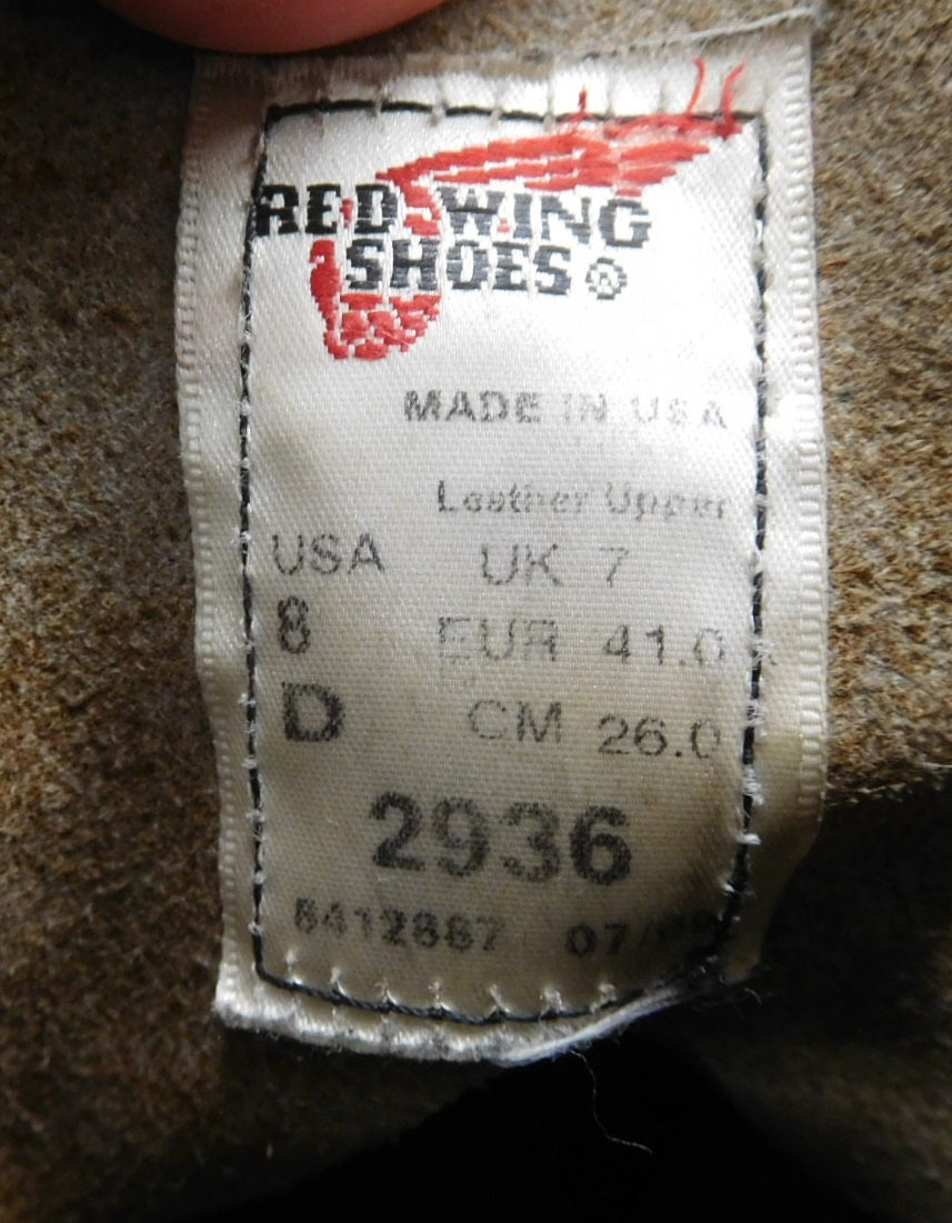 RED WING レッドウィング ラインマン 2936 アメリカ製 size:UK7 26.0cm囗T巛