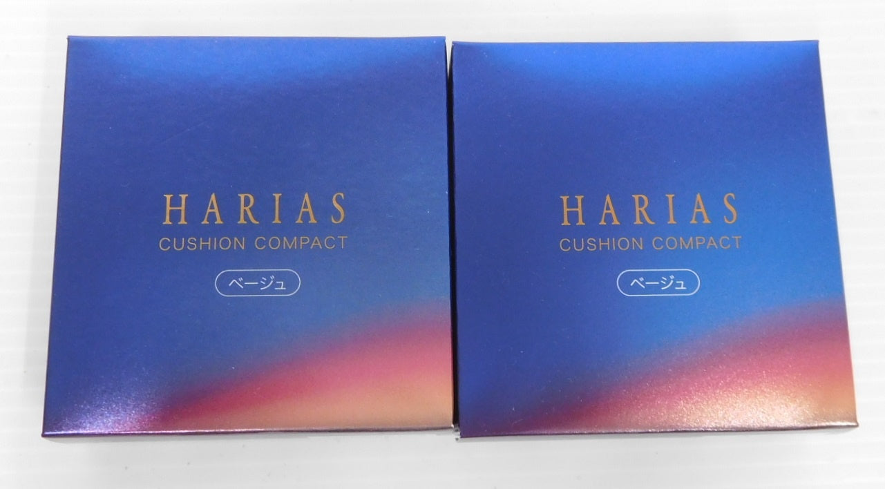 未開封!HARIAS ハリアス クッションコンパクト ベージュ レフィルのみ 2個セット囗T巛