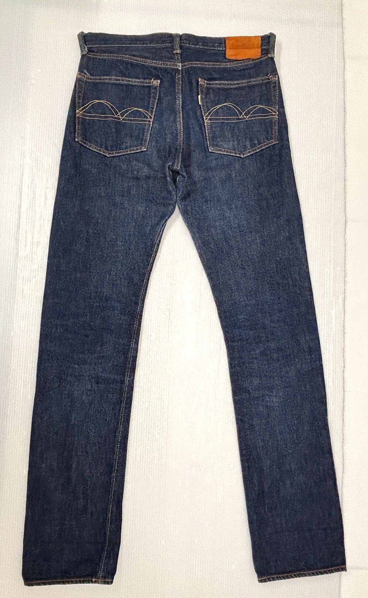 denim bridge デニムブリッジ 3rd デニムパンツ サイズ31 日本製 ジーンズ 革パッチ