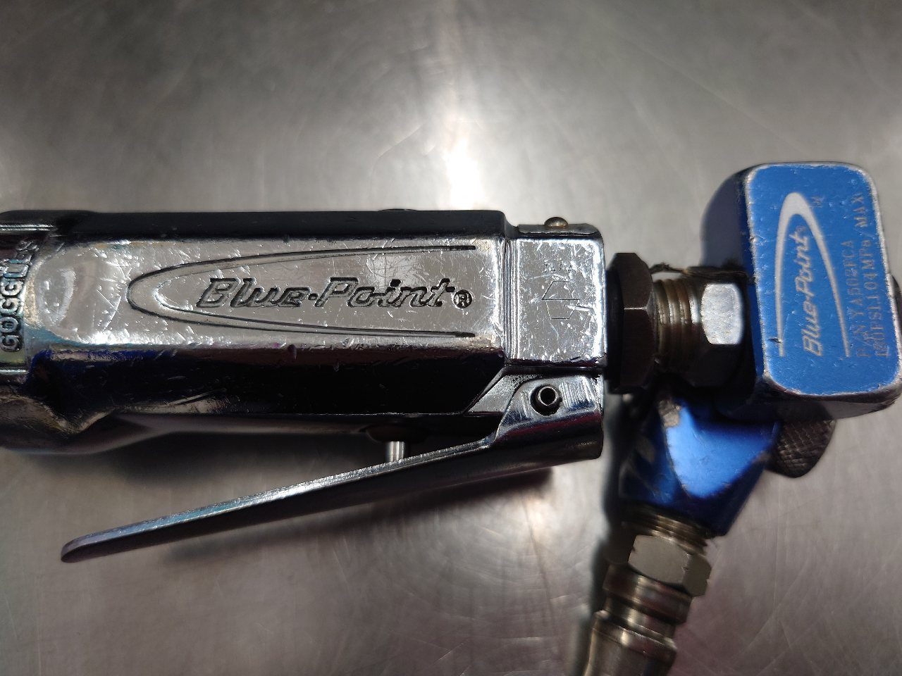 ブルーポイント Blue-Point 9.5sq(3/8)エアーラチェットレンチ AT205A&YA502FCA 中古動作品 囗T巛