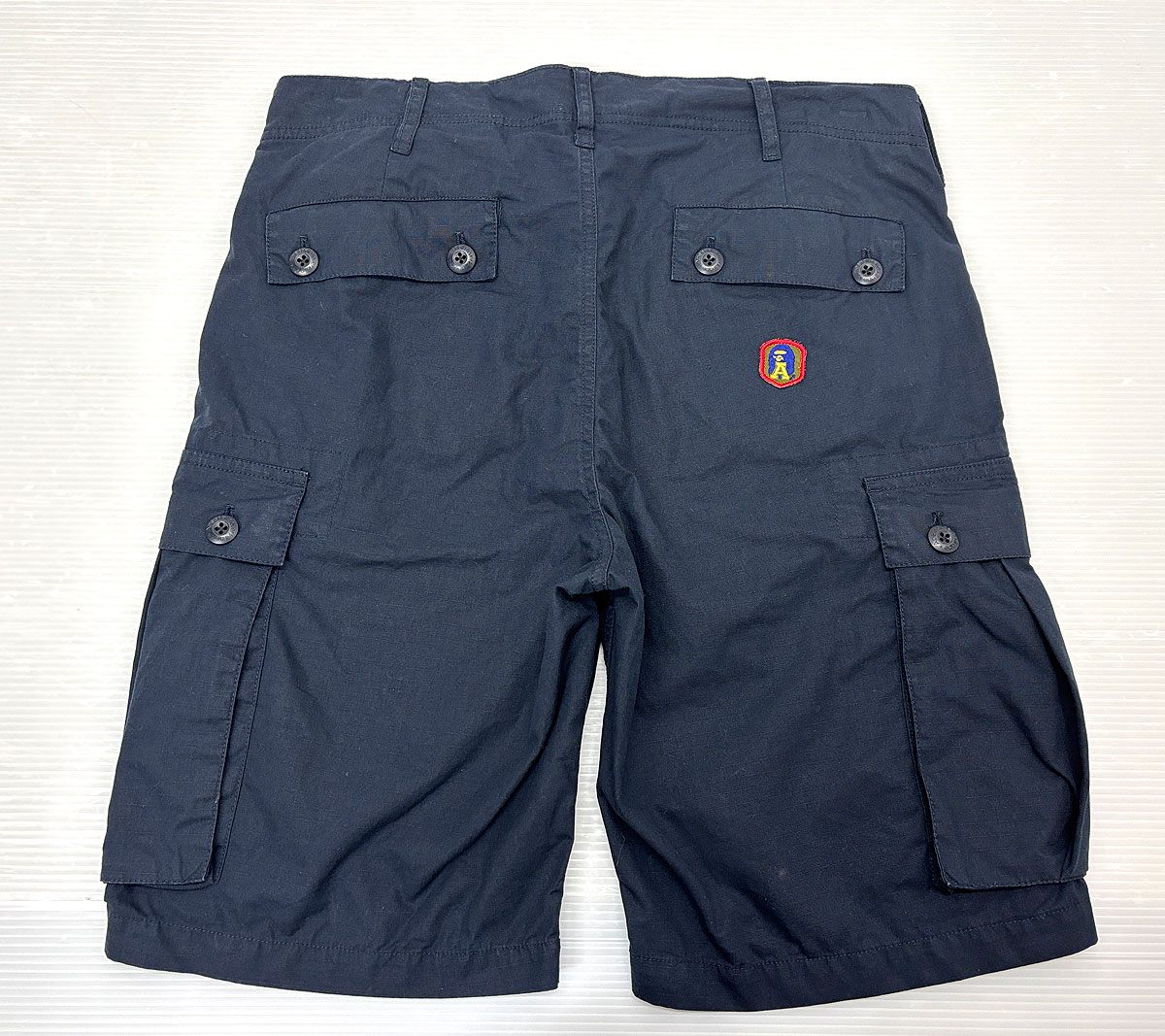 A BATHING APE アベイシングエイプ ショートパンツ サイズM ワッペン カーゴ ショーツ