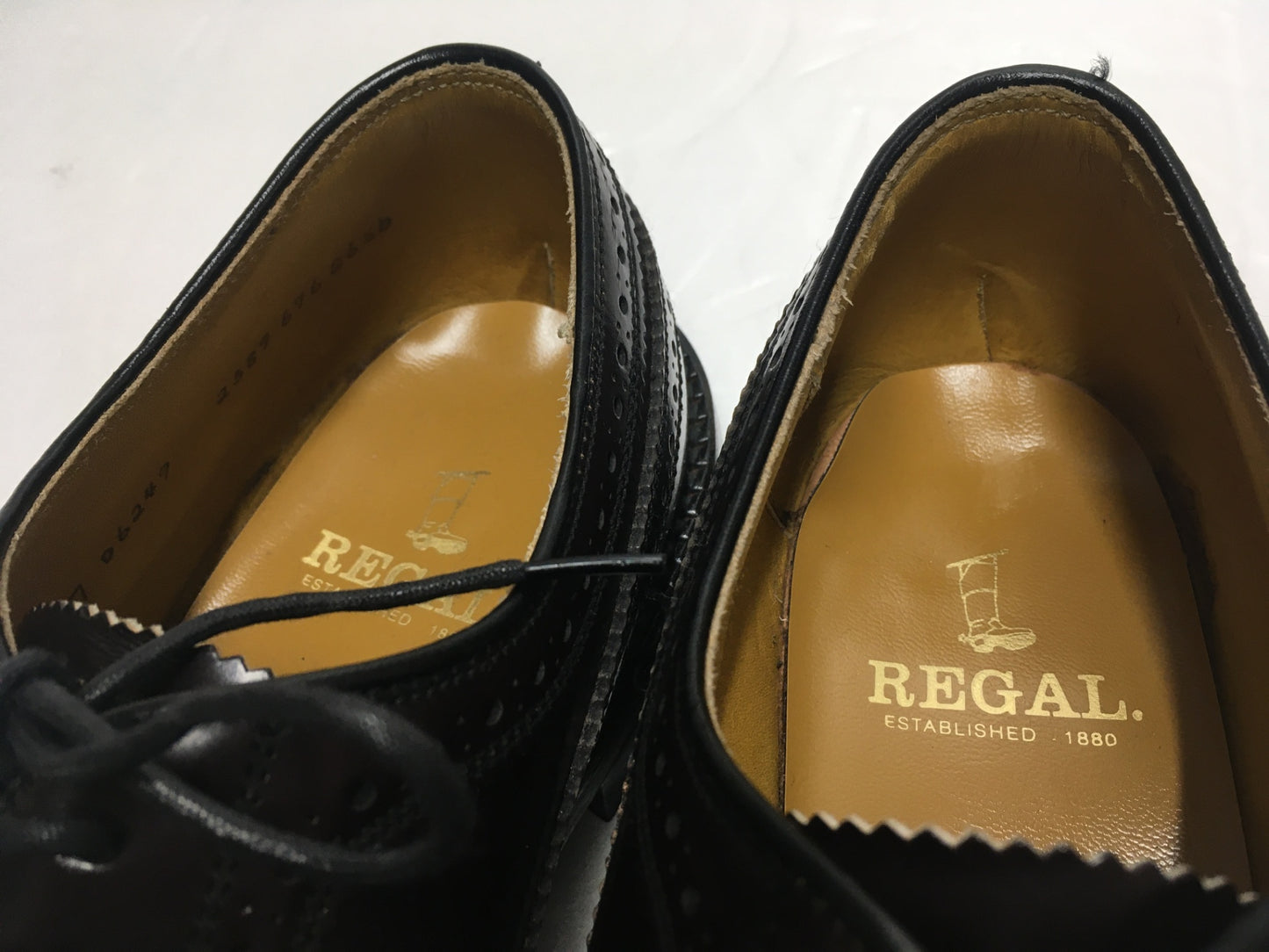 ※送料無料※ REGAL ウイングチップ ビジネスシューズ 2589 ブラウン 26.5cm 中古 囗G