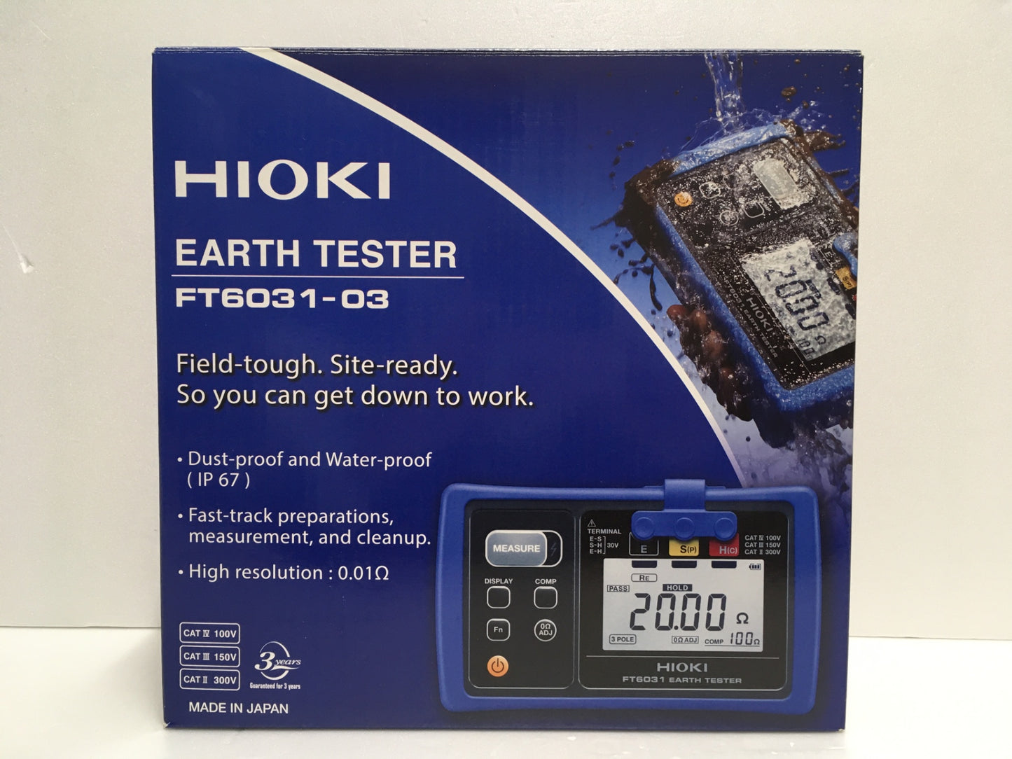 ※送料無料※ HIOKI 日置電機 接地抵抗計 FT6031-03 長期保管 未使用相当 ジャンク品 囗G