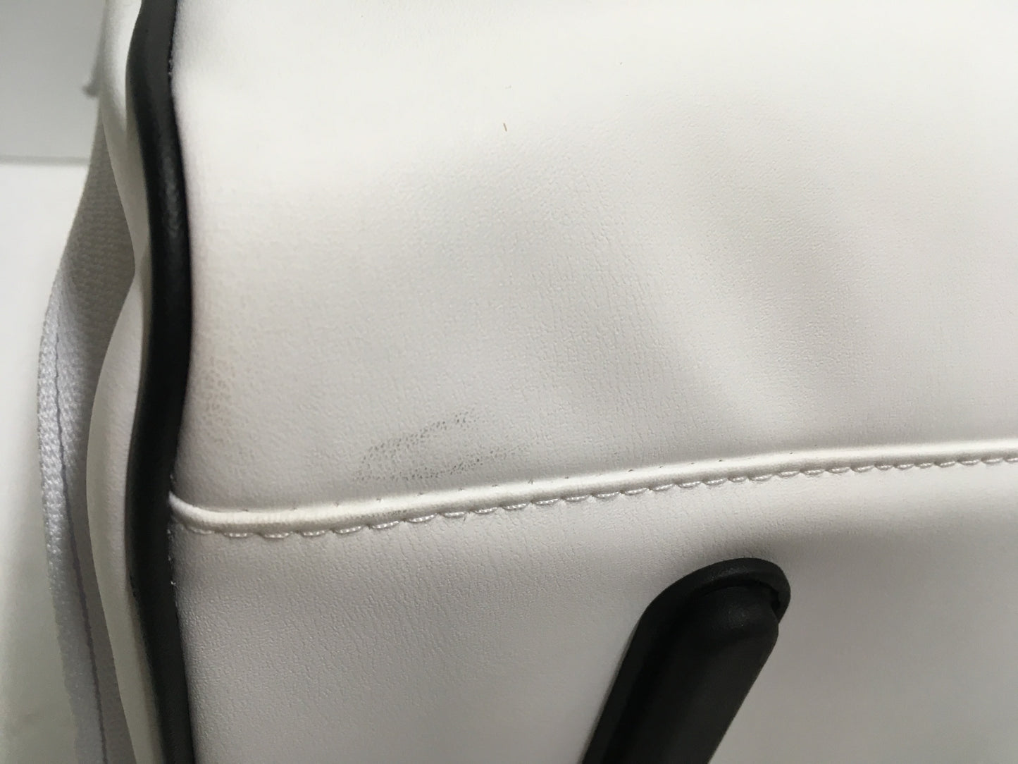 ※送料無料※ adidas アディダス スリーストライプ ボストンバッグ MMS71 ホワイト×ブラック ゴルフバッグ 未使用 囗G