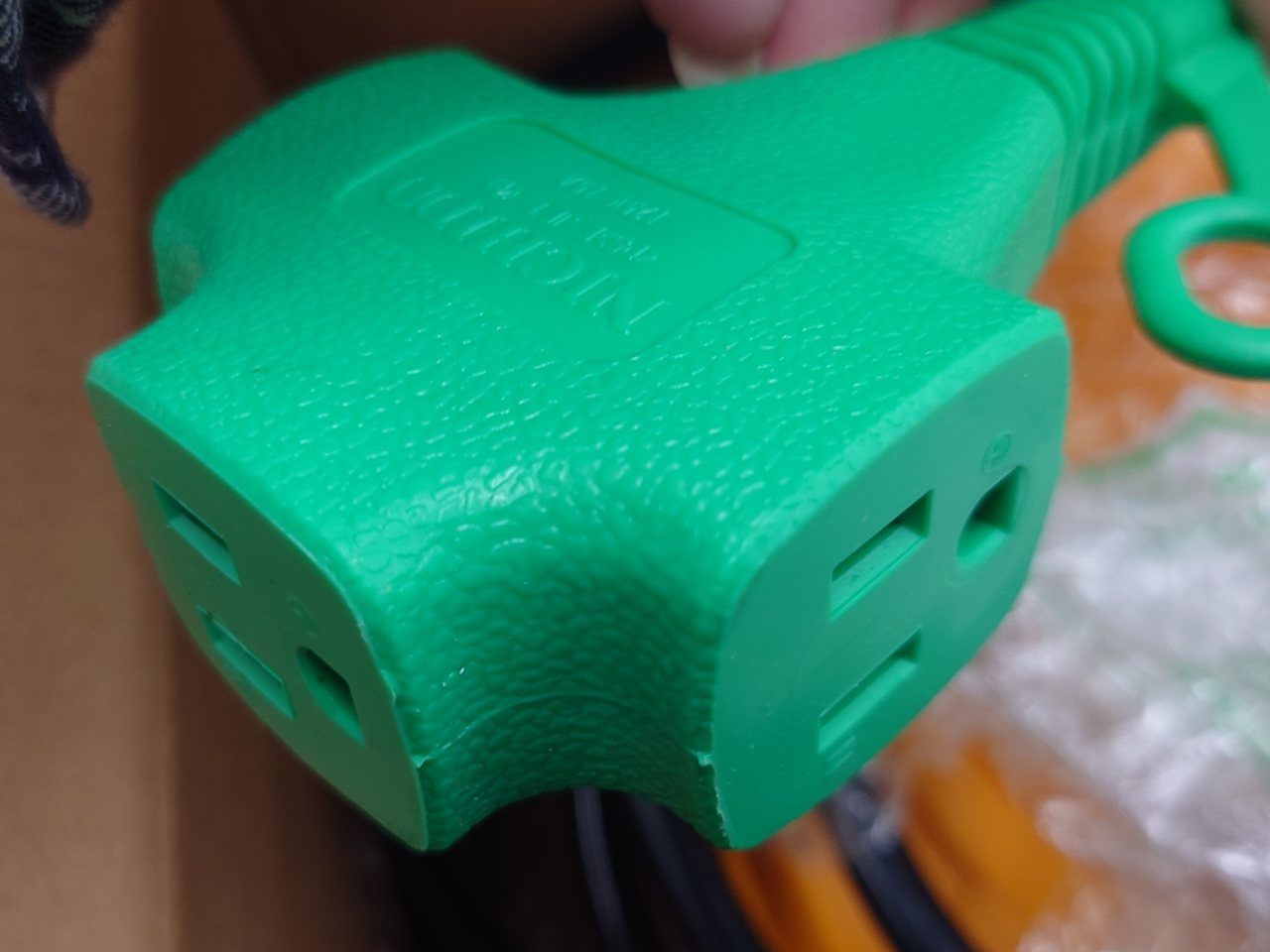 日動工業 10M自動巻オートリール AL-E103N 電工ドラム コードリール 屋内用 未使用品 ②囗T巛