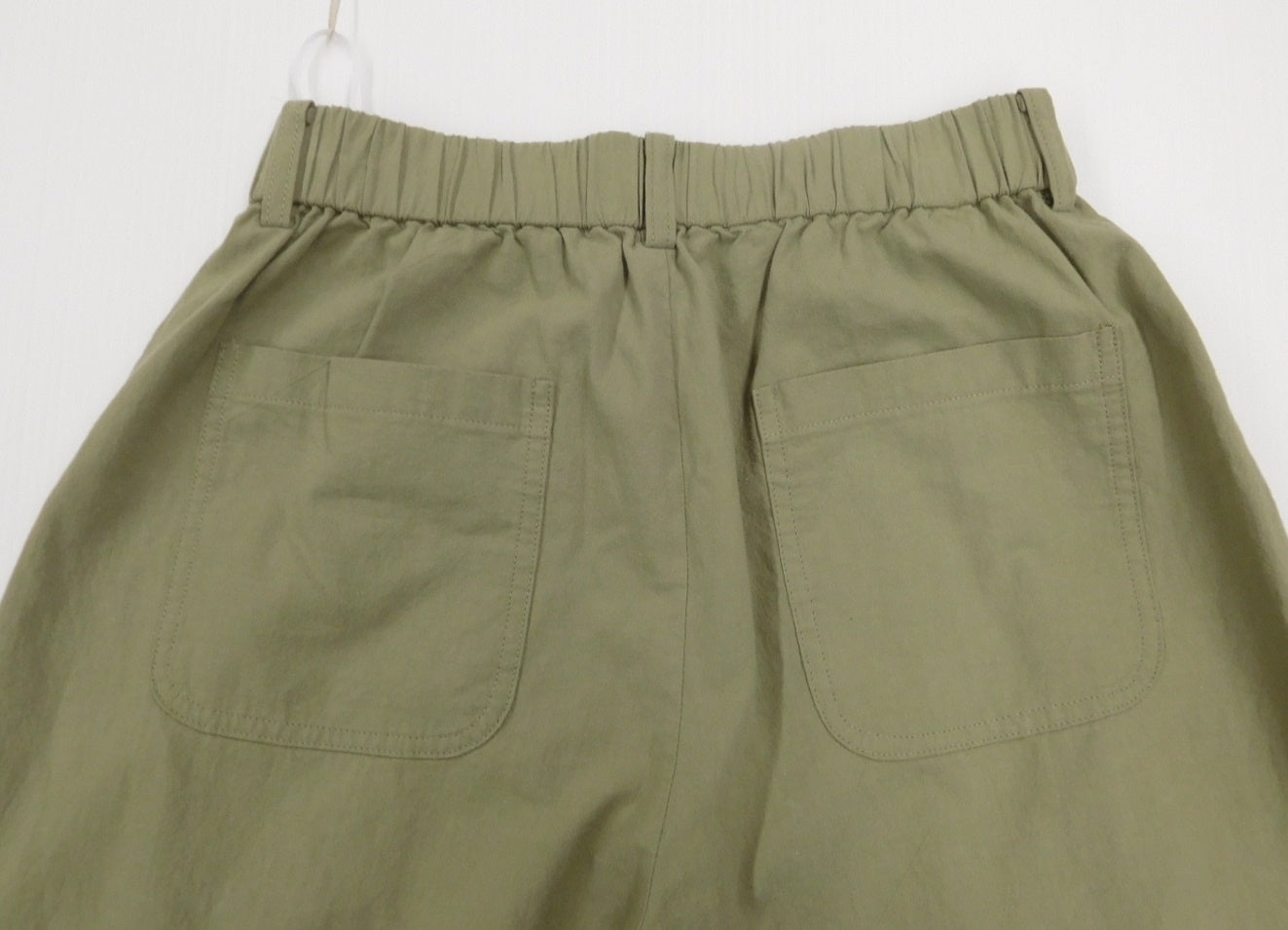 タグ付!Cafune カフネ コットンバルーンパンツ 515632 カーキ size:38囗T巛