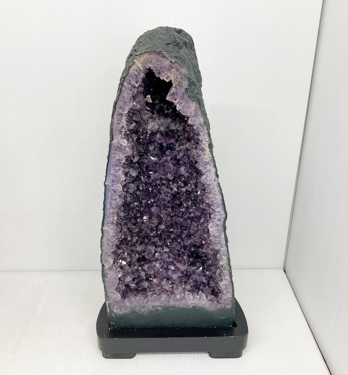 アメジストドーム 台座付き 高さ 約46.0cm 重さ 約9.0kg キズあり