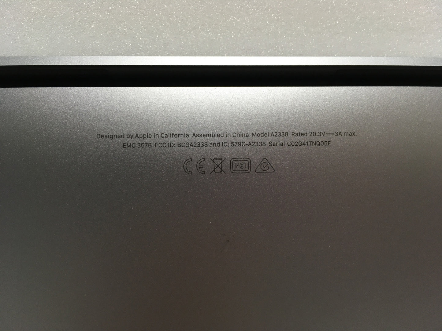 ※送料無料※ Apple MacBook Pro A2338 256GB 13インチ シルバーグレー 中古 囗G
