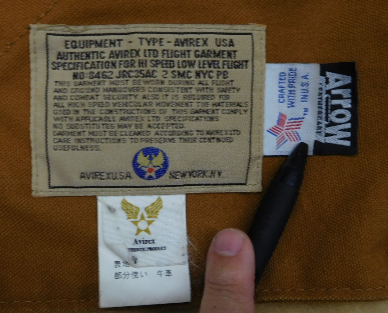 AVIREX アヴィレックス B-6 フライトジャケット 6101028 上野商会 size:38囗T巛