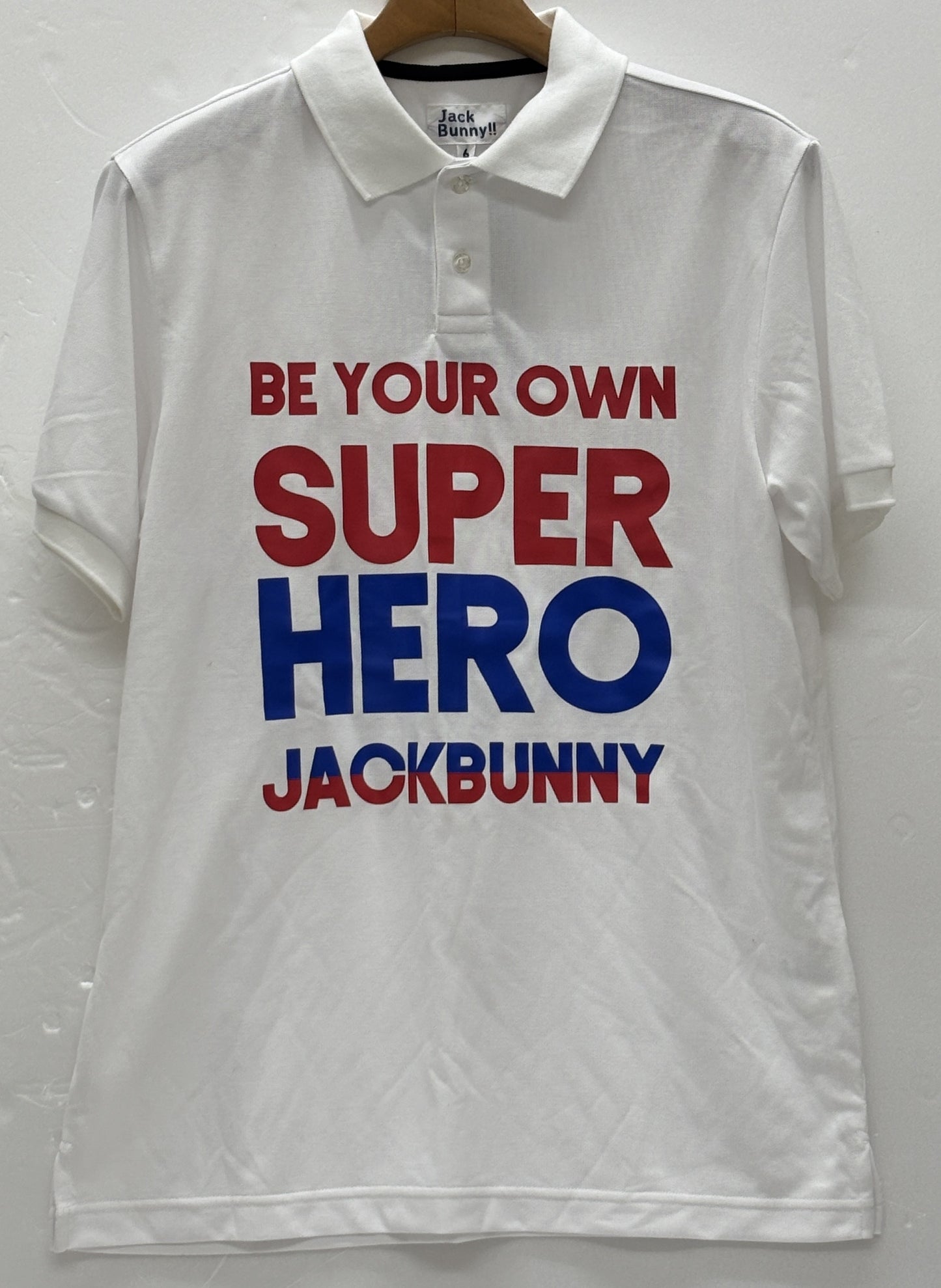 ※送料無料※ Jack Bunny!! by PEARLY GATES パーリーゲイツ メンズ ゴルフウェア 半袖ポロシャツ 表記サイズ6 タグ付き 囗G
