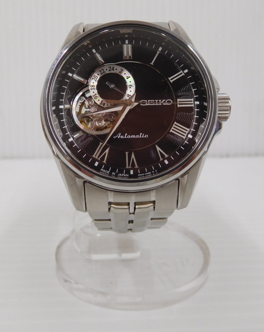 SEIKO セイコー プレサージュ 自動巻き 腕時計 4R39-00B0 本体のみ 中古囗T巛