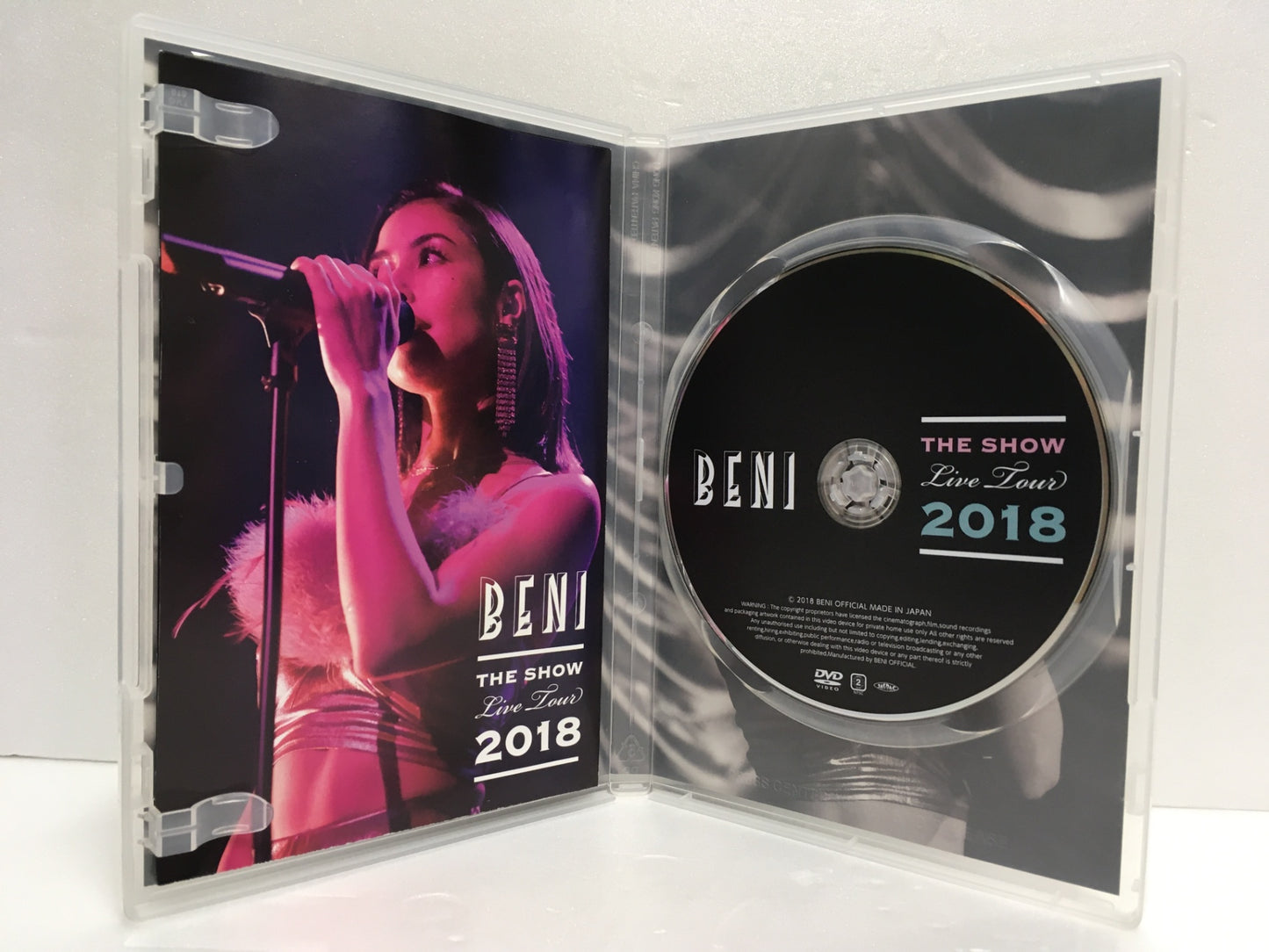 ※送料無料※ BENI THE SHOW LIVE TOUR 2018 DVD 中古 囗G