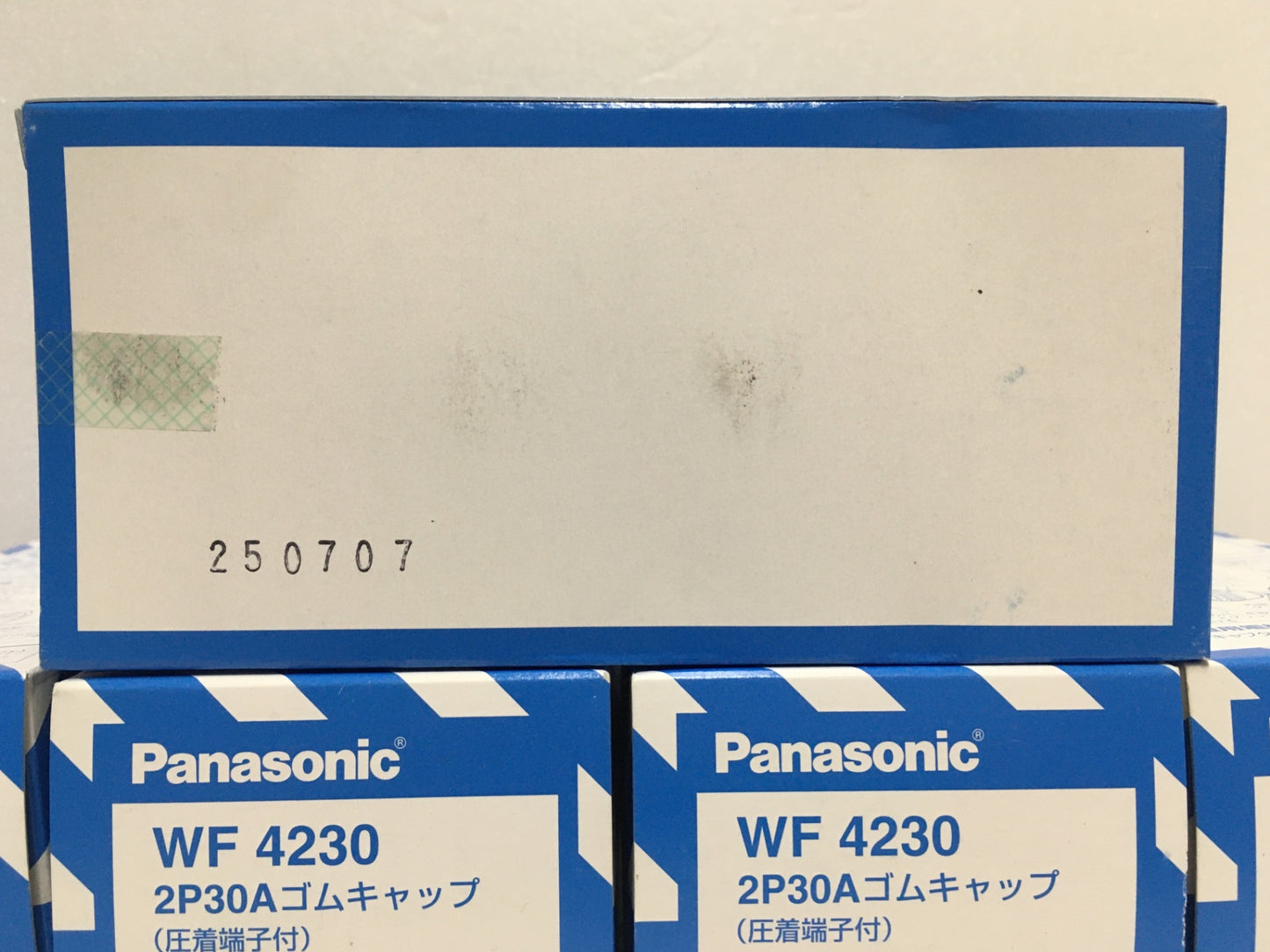 ※送料無料※ Panasonic 2P30Aゴムキャップ 圧着端子付 WF4230 12個セット 未使用品 囗G
