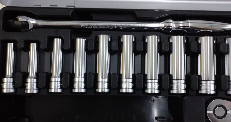 未使用品 KTC 9.5sq(3/8)ソケットレンチセット TB3X20 囗T巛