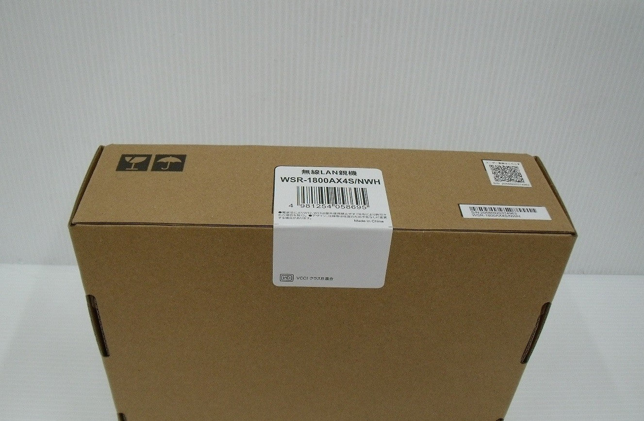 未開封!バッファロー 無線LAN親機 WSR-1800AX4S/NWH Wi-Fi中継器 WEX-1800AX4/N 2個セット囗T巛