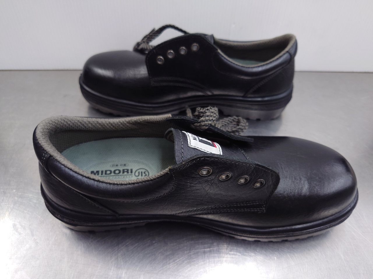 ミドリ安全 ゴム2層底安全靴 RT910ブラック サイズ26.0 中古品 囗T巛