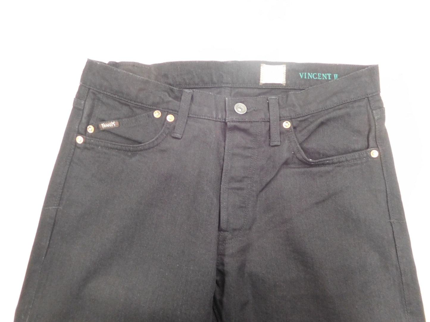 タグ付!YANUK ヤヌーク 藤原裕 VINCENT Ⅱ デニムパンツ 57221501 ブラック size:31囗T巛