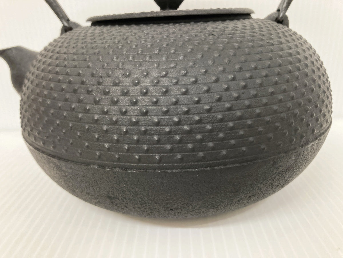 南部鉄器 釜定 鉄瓶 箱無