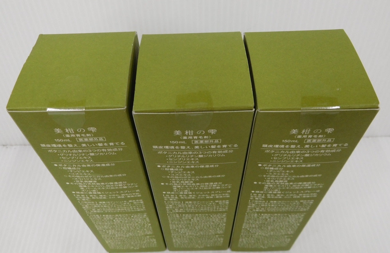 未開封!美柑の雫 薬用育毛剤 150ml 3本セット囗T巛