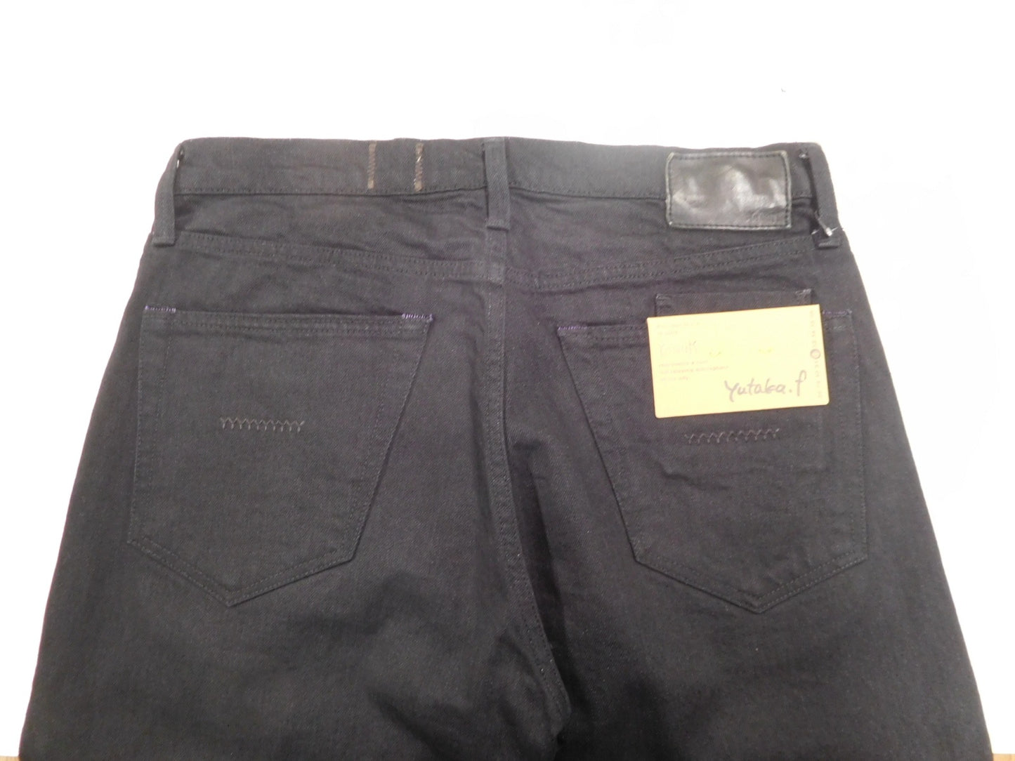 タグ付!YANUK ヤヌーク 藤原裕 VINCENT Ⅱ デニムパンツ 57221501 ブラック SZB size:32囗T巛