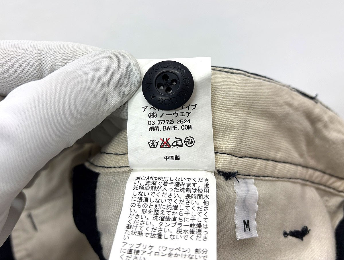 A BATHING APE アベイシングエイプ ショートパンツ サイズM ワッペン カーゴ ショーツ
