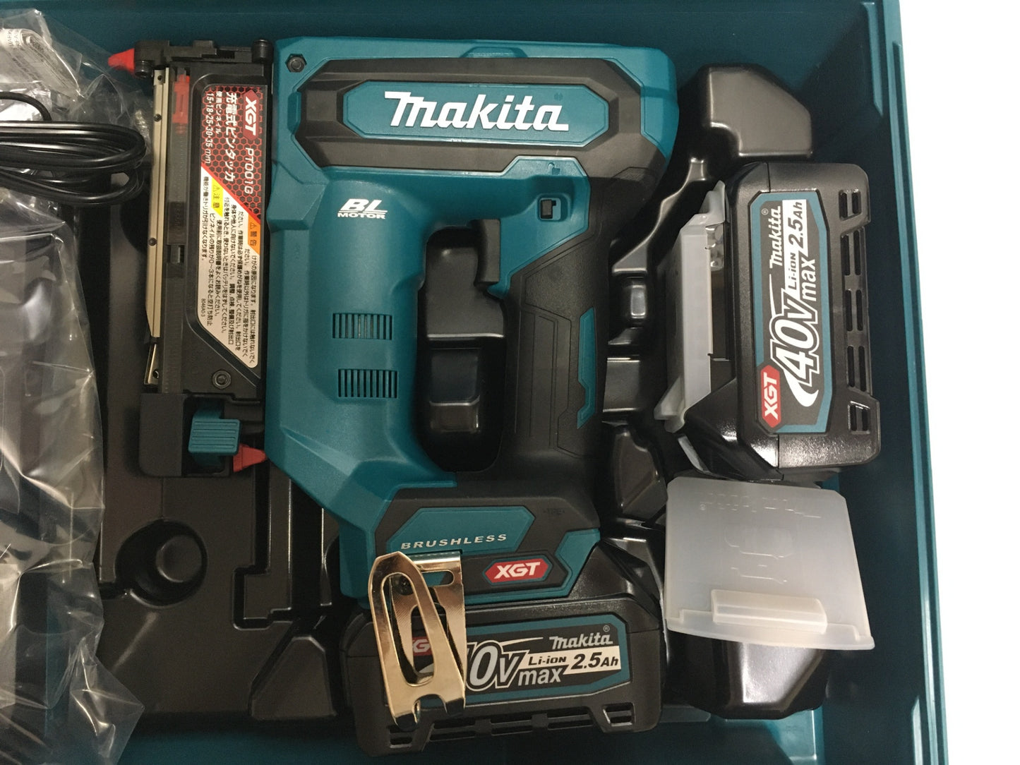 ※送料無料※ マキタ makita 充電式ピンタッカ PT001GRDX セット品 未使用品 囗G