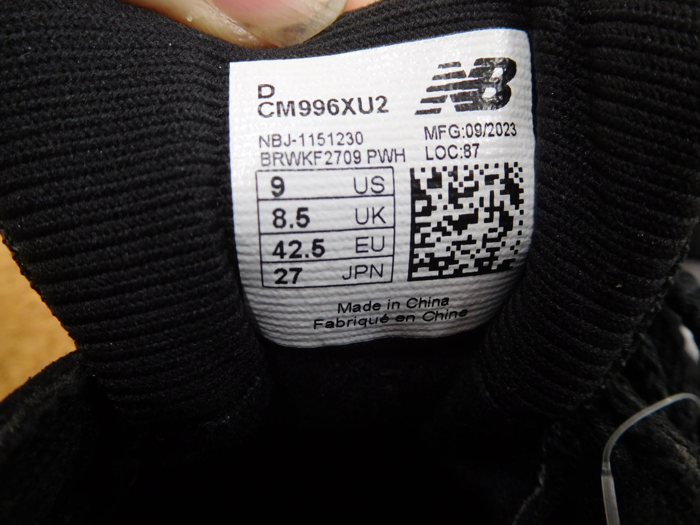 new balance CM996XU2 表記サイズ27.0cm囗T巛