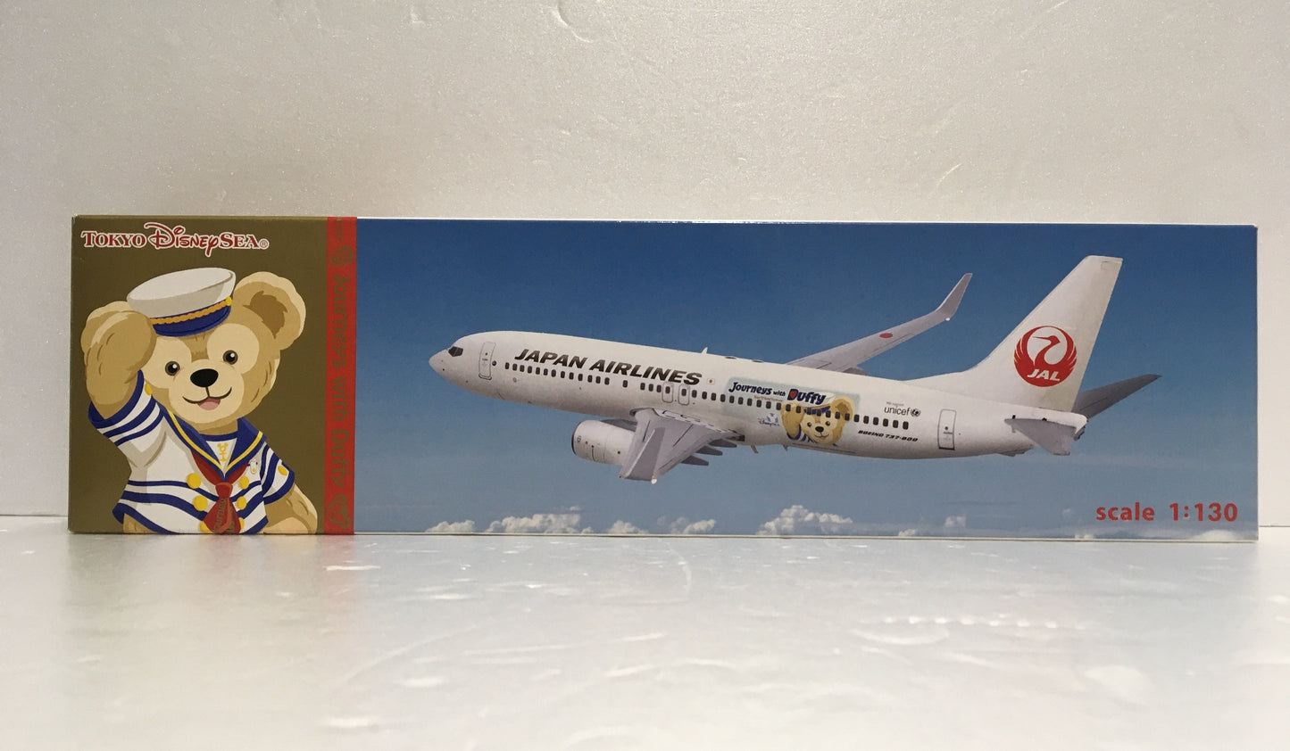 ※送料無料※ JAL ハッピージャーニーエクスプレス Duffy 1/130スケール BOEING 737-800 長期保管 未使用品 囗G