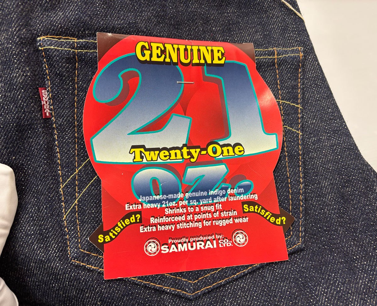 【送料無料】サムライジーンズ S510XX 21oz デニムパンツ W34 レギュラーストレート SAMURAI JEANS