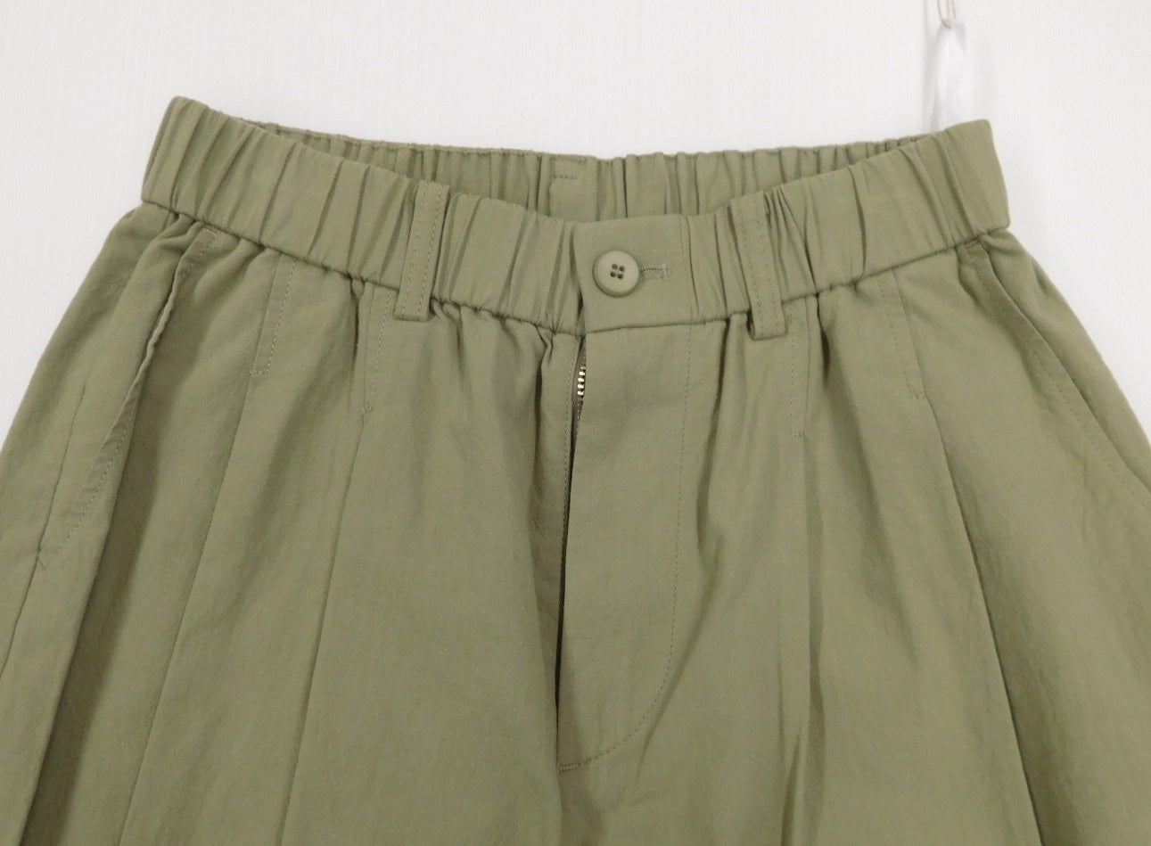 タグ付!Cafune カフネ コットンバルーンパンツ 515632 カーキ size:38囗T巛