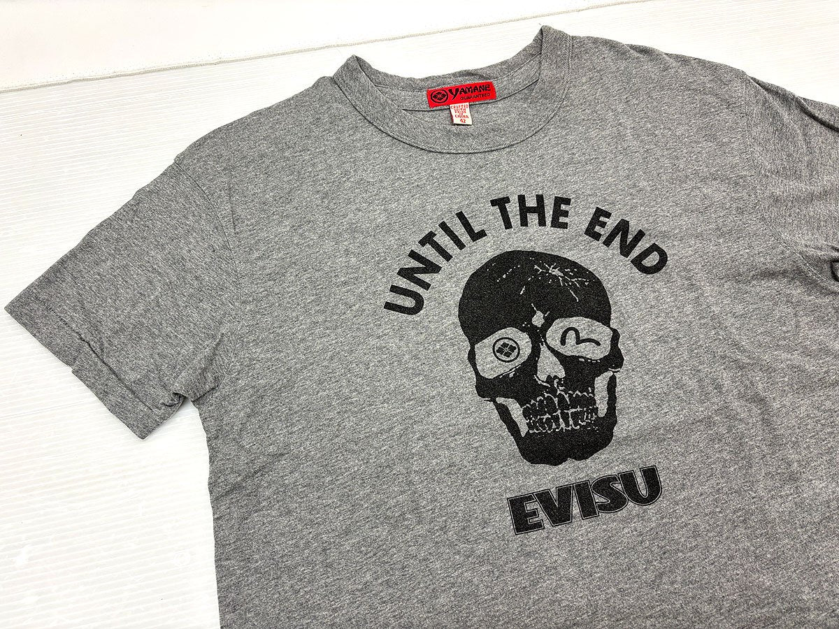 EVISU エビス Tシャツ 半袖 サイズ42 エヴィス YAMANE ドクロ