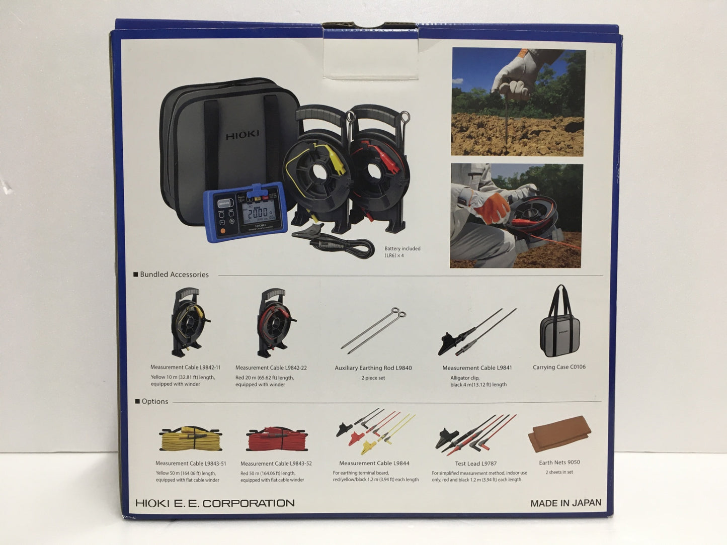 ※送料無料※ HIOKI 日置電機 接地抵抗計 FT6031-03 長期保管 未使用相当 ジャンク品 囗G