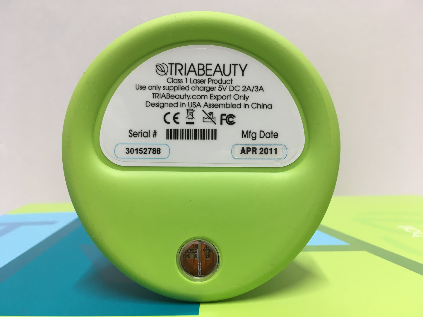 ※送料無料※ TRIA BEAUTY トリア パーソナルレーザー脱毛器プラス LHR 3.0 グリーン 中古 囗G