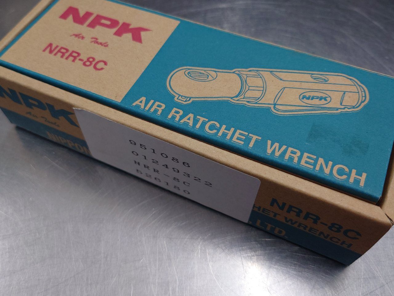 NPK 8mm用エアーラチェットレンチ NRR-8C 9.5sq(3/8) 囗T巛