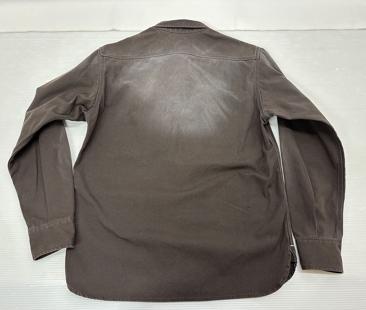 桃太郎ジーンズ MS106 ワークシャツ サイズ40 ダック生地 長袖 MOMOTARO JEANS