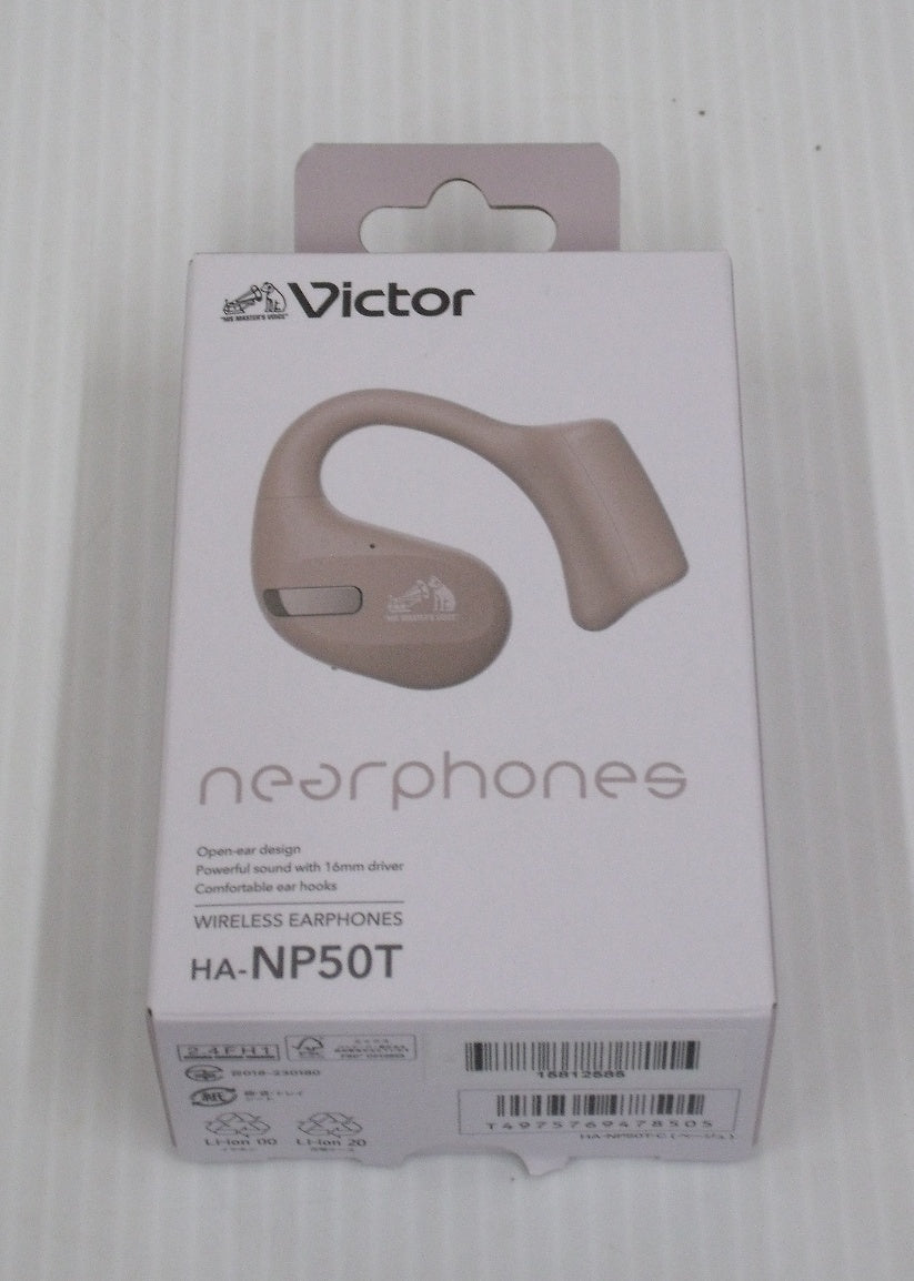 ビクター オープンイヤー ワイヤレスイヤホン HA-NP50T-C囗T巛