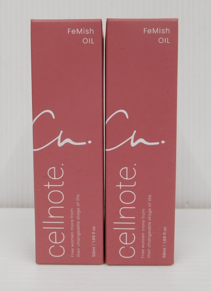 未開封!Cellnote FeMish OIL セルノート フェミッシュ オイル デリケートゾーン用化粧オイル 50ml 2本セット囗T巛