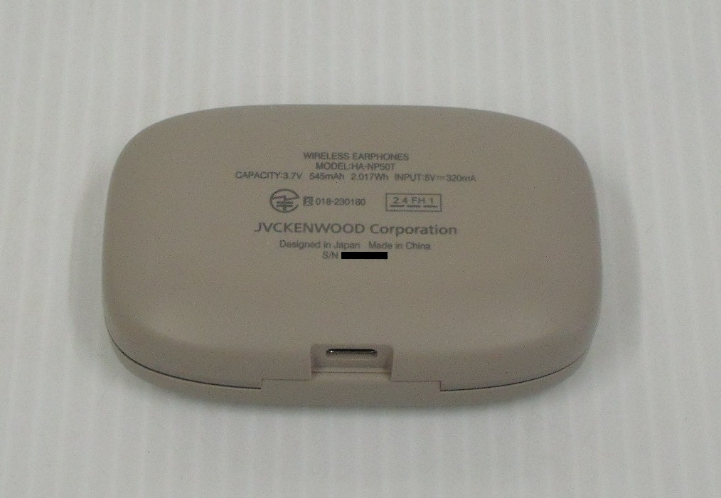 ビクター オープンイヤー ワイヤレスイヤホン HA-NP50T-C囗T巛
