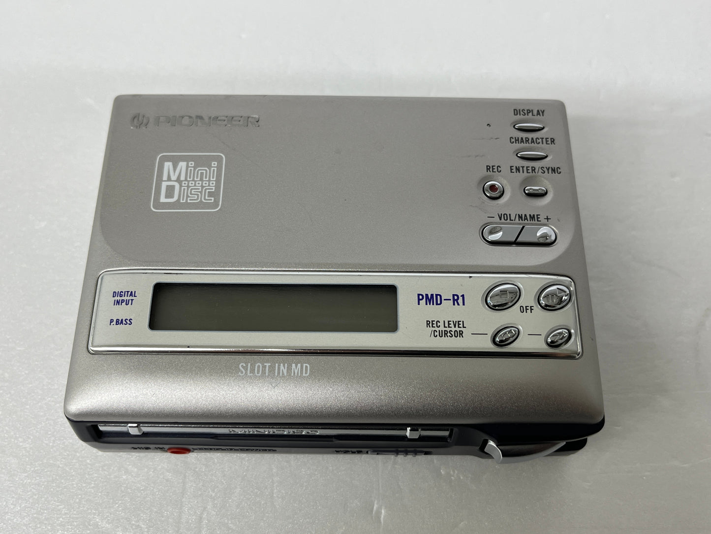 ジャンク PIONEER パイオニア ポータブルMDレコーダー PMD-R1